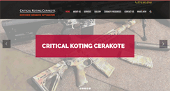 Desktop Screenshot of criticalkoting.com