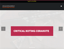 Tablet Screenshot of criticalkoting.com